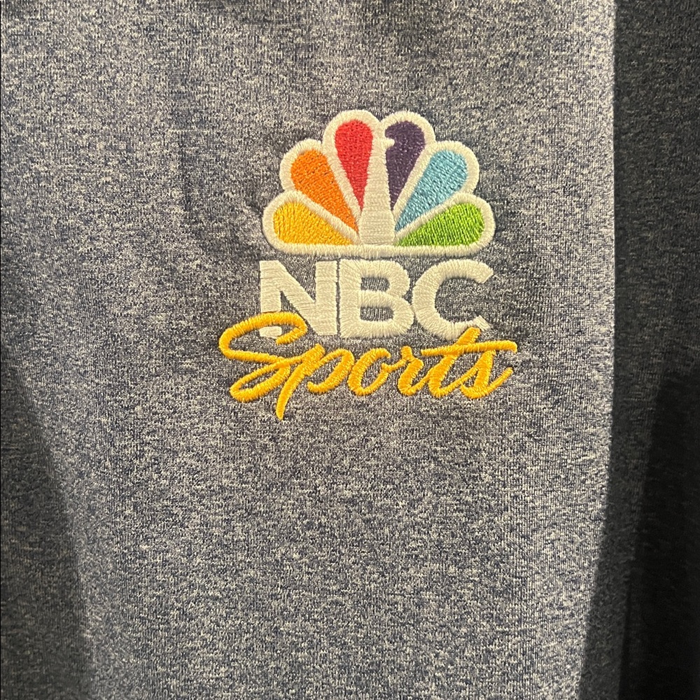 New- mens Sport-Tek Heathered Gray Quarter-Zip Pullover- XL - Picture 2 of 5